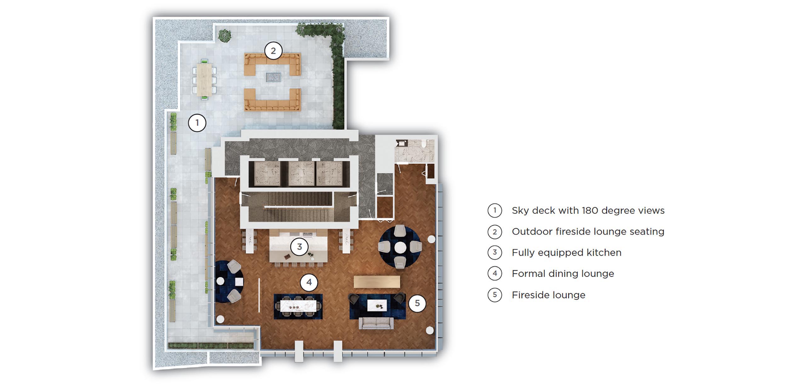 51st floor amenities